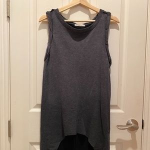 Urban Outfitters Grey Sweater High to Low Top